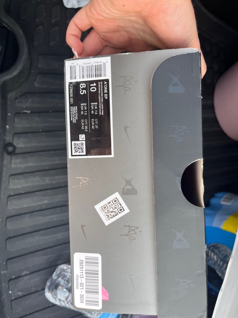 Aja wil pink basketball shoes